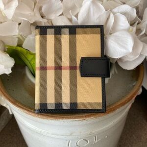 BURBERRY Double Picture Nova Black Wallet